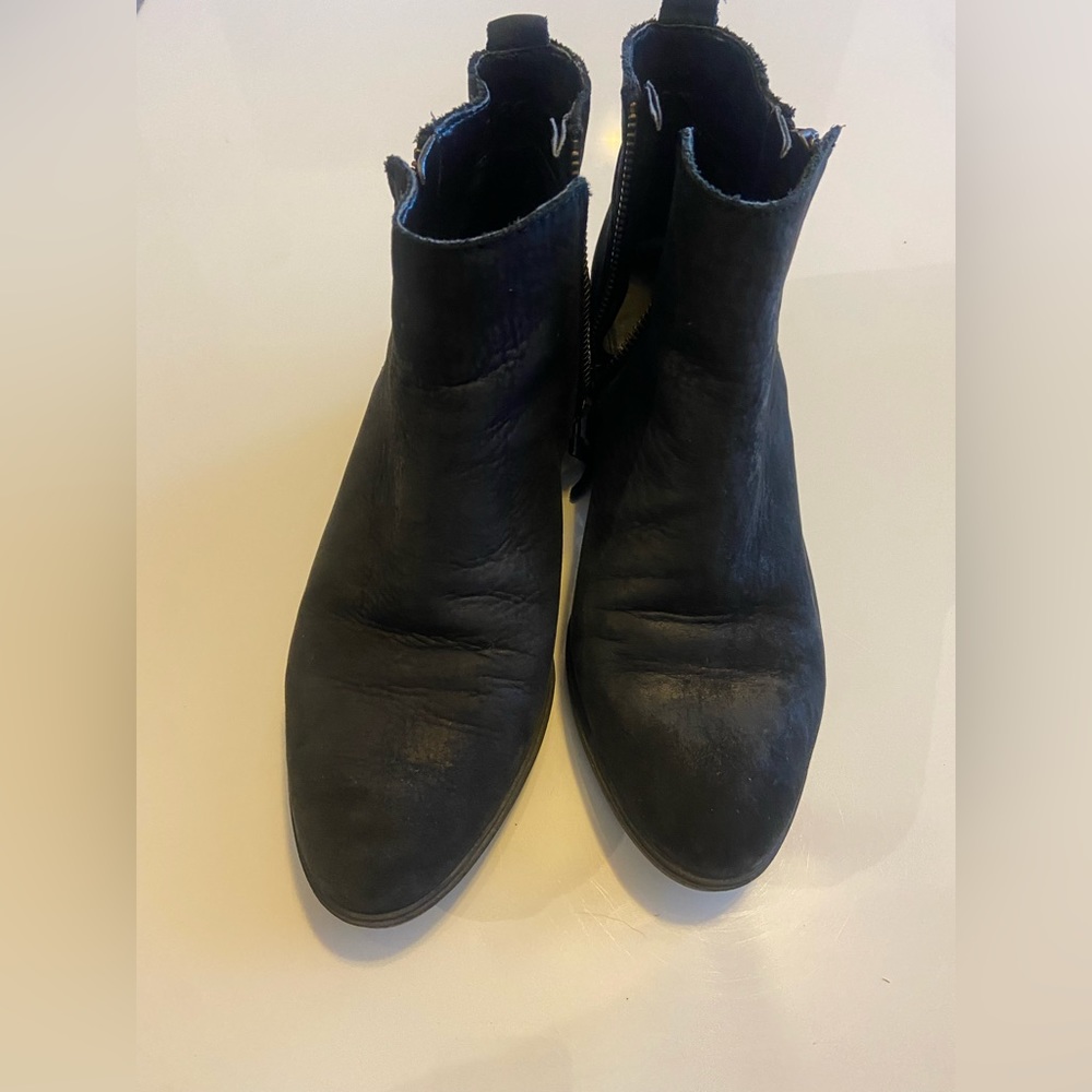 Ralph Lauren Shira leather suede booties